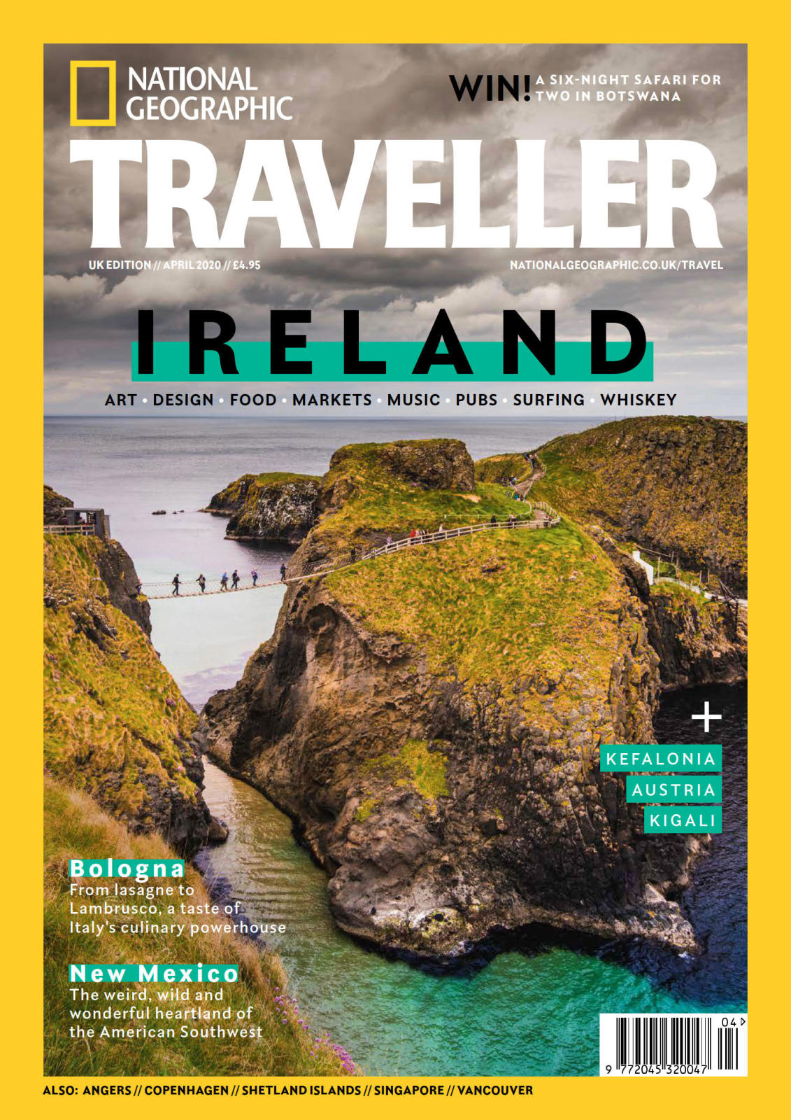 National Geographic Traveller 国家地理旅行者英国版 2020年 4月刊下载